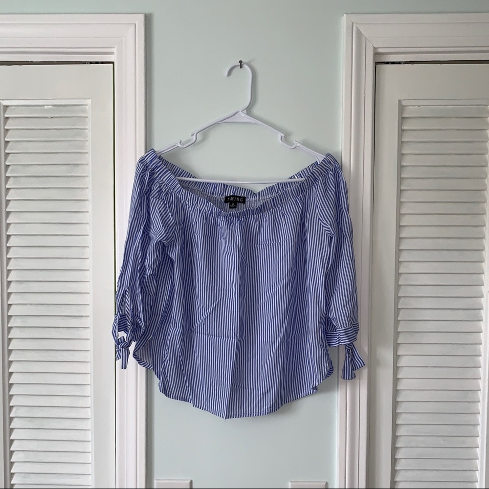 Off Shoulder Crop Top